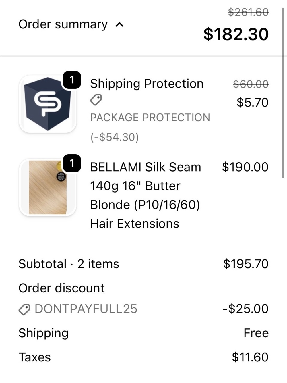 Bellami silk seam 140g butter blonde 16 inch extensions - Picture 12 of 12